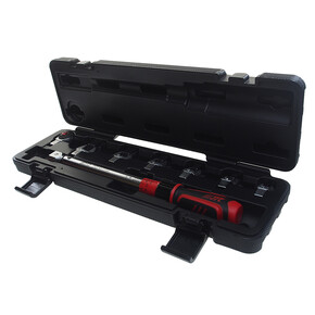 Ключ динамометрический 20-110Нм 9-12мм с рожковыми насадками 10-19мм 8 предметов JTC