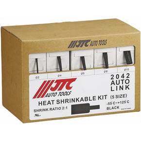 Трубка термоусадочная 5 типоразмеров общая длинна 55м набор JTC