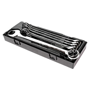 Набор ключей комбинированных 24-32мм с зеркальной полировкой 8 предметов в кейсе JTC