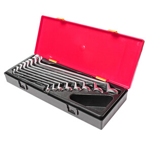 Набор ключей накидных 6-24мм 75град. 8 предметов в кейсе JTC