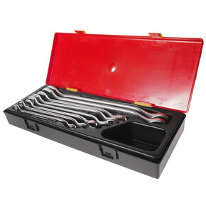 Набор ключей накидных 8-24мм 45град. (евро) 8 предметов в кейсе JTC