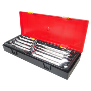 Набор ключей рожковых 6-24мм двухсторонних 10 предметов в кейсе JTC