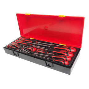 Набор отверток усиленных 10 предметов в кейсе JTC