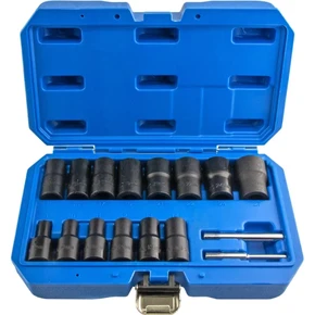 Набор головок экстракторов для поврежденного болтов и гаек 1/2», (8–27мм), 16 предметов, ZIPMEND