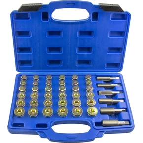 Набор для восстановления резьбы маслосливных отверстий, М13-М22, 114 предметов, ZIPMEND