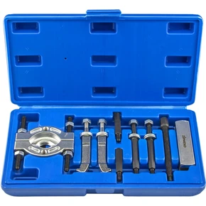 Набор съемников подшипников комбинированный (сегментного типа: 10–30мм; двухлапый: L-50мм), 9пр.