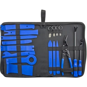 Набор съемников обшивки салона, клипс, 19 предметов