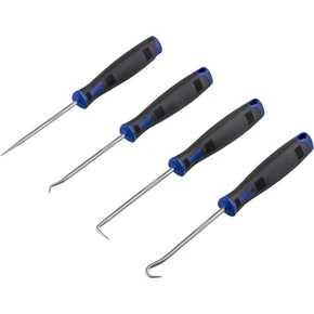 Набор крючков для демонтажа сальников и уплотнителей, 4 предмета