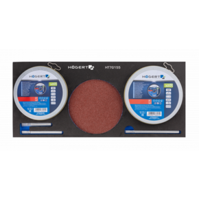 HOEGERT Набор дисков по металлу 60 шт. ложемент EVA