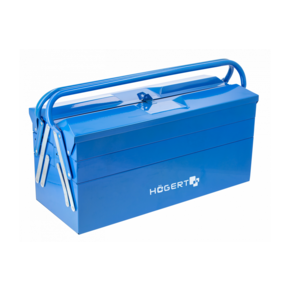 HOEGERT Ящик для инструментов металлический 5 отделений 55х 20,5х 29,5см