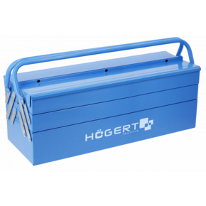 HOEGERT Ящик для инструментов металлический 5 отделений 53 × 20,5 × 20 cм