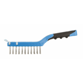 HOEGERT Проволочная щетка из нержавеющей стали со скребком, 4 x 11