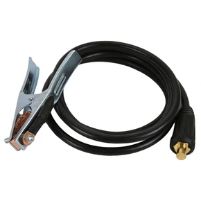 Кабель сварочный с зажимом на массу 3м, DX50, 25кв мм Elitech 0606.000400