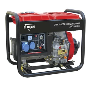 Генератор дизельный Elitech ДЭС 5500ЕМ