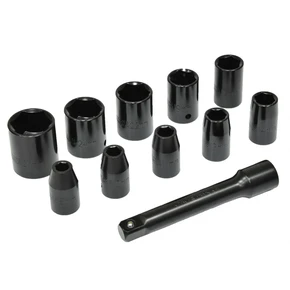 Набор головок торцевых 1/2 ударных для работы с пневмогайковертом Elitech 0704.014500