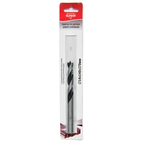 Сверло 14х170мм дерево Elitech 1820.045600