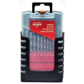 Набор сверл HSS-G 19шт Elitech 1820.052400