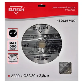 Диск пильный 300х32/30 48зуб Elitech 1820.057100