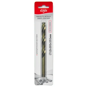 Кобальтовое сверло 12.0х151 1шт Elitech 1820.066300