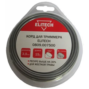 Корд для триммера Elitech 0809.007500