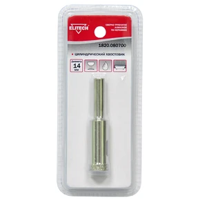 Коронка алмазная 14мм Elitech 1820.080700