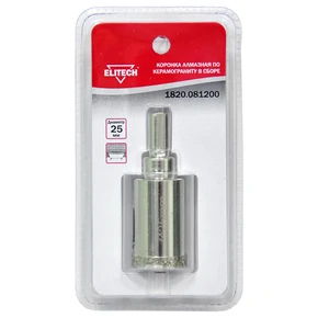 Коронка алмазная 25мм Elitech 1820.081200