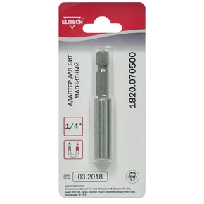 Адаптер магнитный для бит Elitech 1820.070500