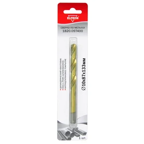 Сверло 10х133 HSS-G+TiN 1шт Elitech 1820.097400