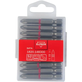 Бита PH2 50мм 1шт Elitech 1820.148300