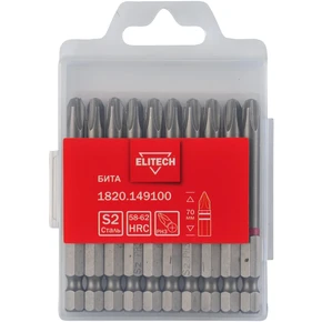 Бита PH3 70мм 1шт Elitech 1820.149100