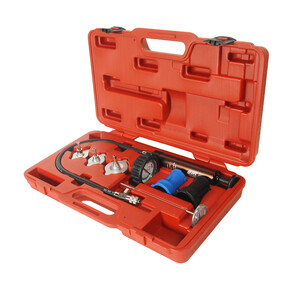 Набор инструментов для тестирования герметичности системы охлаждения 7 предметов в кейсе JTC
