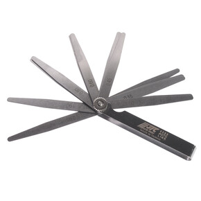 Набор щупов 0.05-1.0мм прямых остроконечных для установки зазора 20шт. JTC