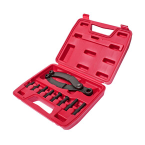 Фиксатор шкива коленвала, распредвала универсальный с набором насадок в кейсе JTC