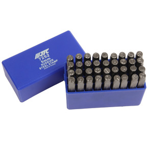 Клейма буквенные кириллица 5мм (HRC 60+-2град. DIN 1451) JTC