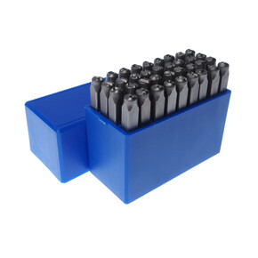 Клейма буквенные кириллица 4мм (HRC 60+-2град. DIN 1451) JTC