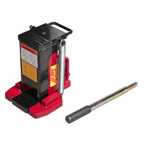 Домкрат бутылочный 20т 303-443мм 2-х плунжерный JTC