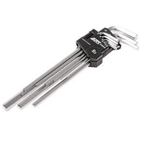 Набор ключей шестигранных 1.5-10мм Г-образных удлиненных 9 предметов JTC