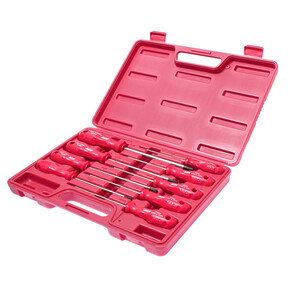 Набор отверток TORX T8Нх100мм-Т40Hх150мм 9 предметов JTC