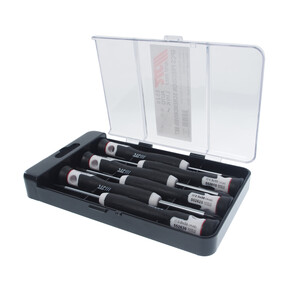 Набор отверток прецизионных PH00/0/1 SL1.5/2.5/3 L=150мм 6 предметов JTC