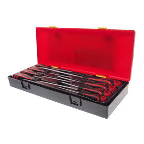 Набор отверток силовых SL 6шт.,PH 2шт. 8 предметов JTC