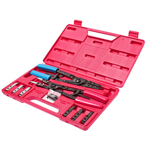 Набор щипцов для стопорных колец с наконечниками 12 предметов в кейсе JTC