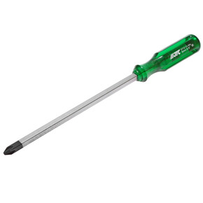 Отвертка крестовая PH 3.0х200мм со сквозным стержнем (сталь Cr-Mo) JTC