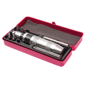 Отвертка ударная с набором бит 6 предметов JTC