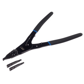 Съемник колец стопорных 330мм со сменными губками 3.5х8мм диапазон 8-75мм JTC