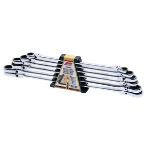 Набор ключей накидных трещоточных удлиненных JTC