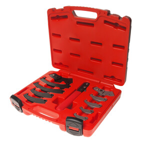 Ключ для круглых гаек с прорезью (с радиусными насадками) 11 предметов JTC