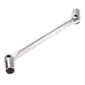 Ключ торцевой прямой 12х13мм шарнирный L=220мм JTC