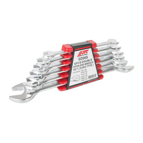 Набор ключей рожковых 8-21мм двухсторонних 6 предметов в кейсе JTC