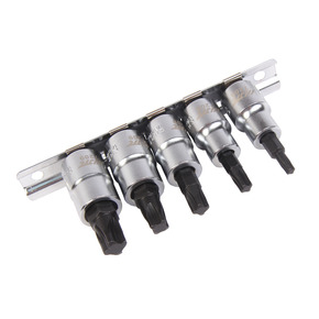 Набор головок для винтов MTS MORTORQ с насадкой 4-лучевых JTC