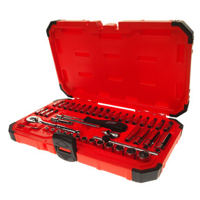 Набор головок торцевых и насадок 1/4